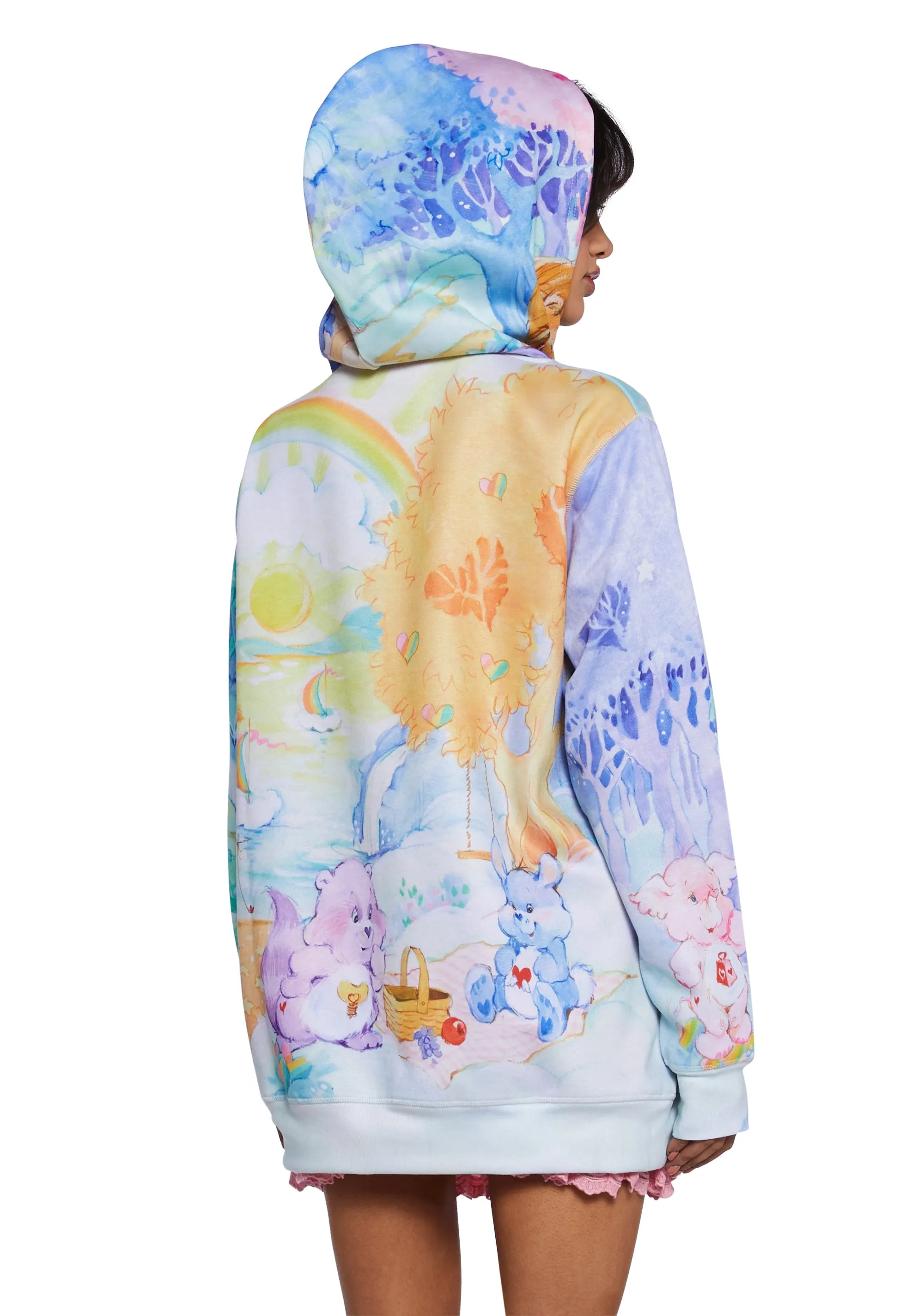 Bear-y Sweet Affection Oversized Hoodie sold by Dolls Kill product image thumbnail 4