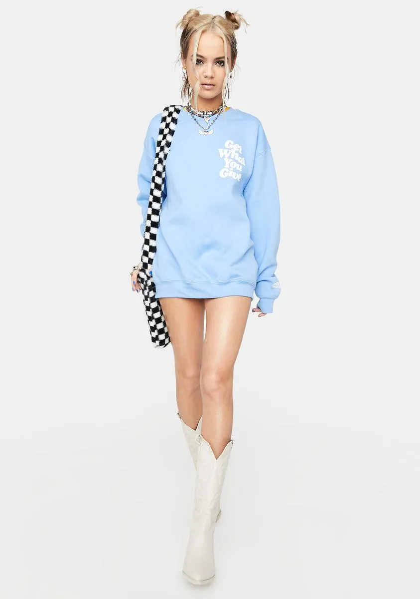 Get What You Give Sweatshirt sold by Dolls Kill product image thumbnail 3