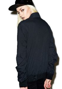 The Onyx Classic Iconic Racer Jacket sold by Dolls Kill