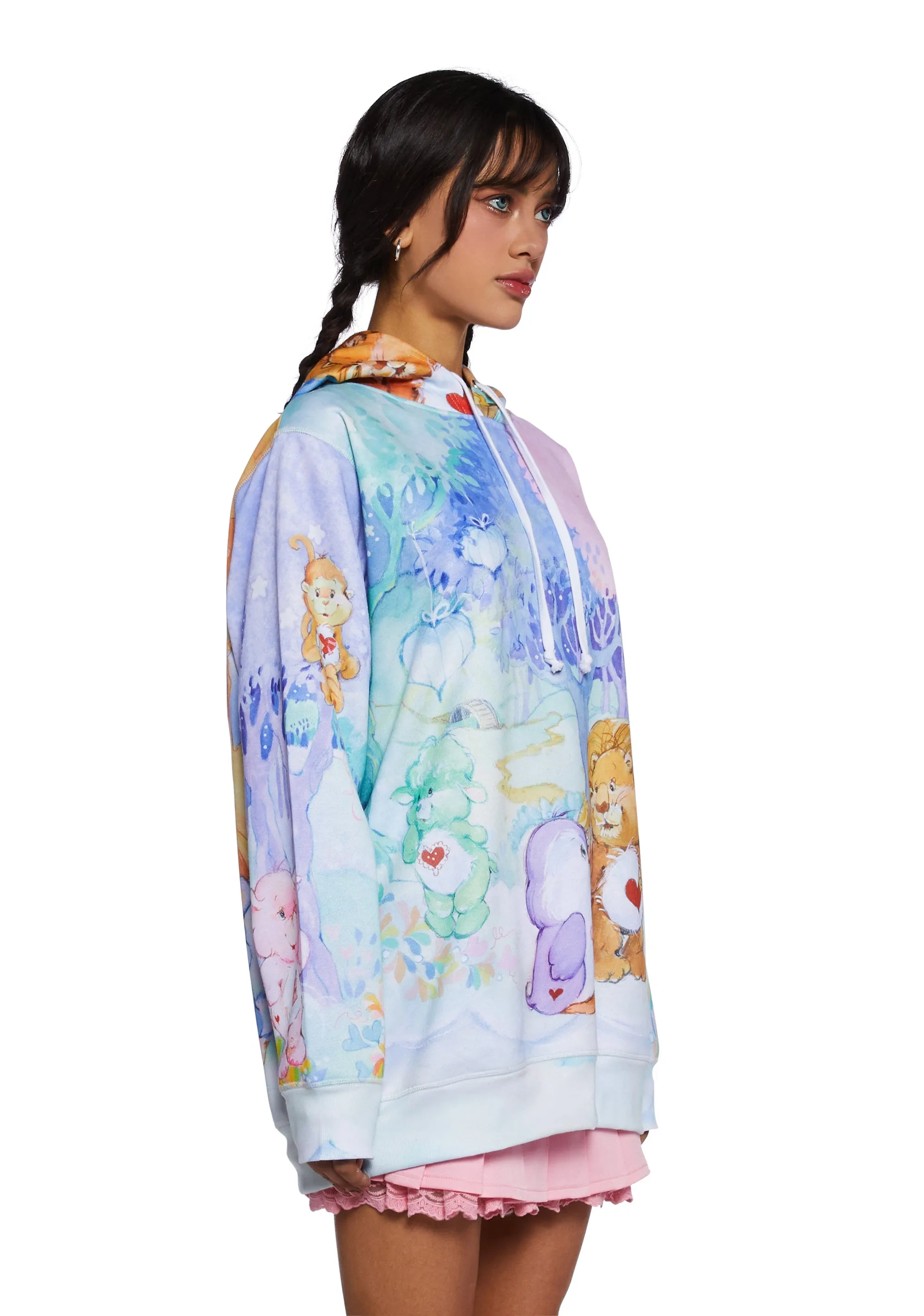 Bear-y Sweet Affection Oversized Hoodie sold by Dolls Kill product image thumbnail 3