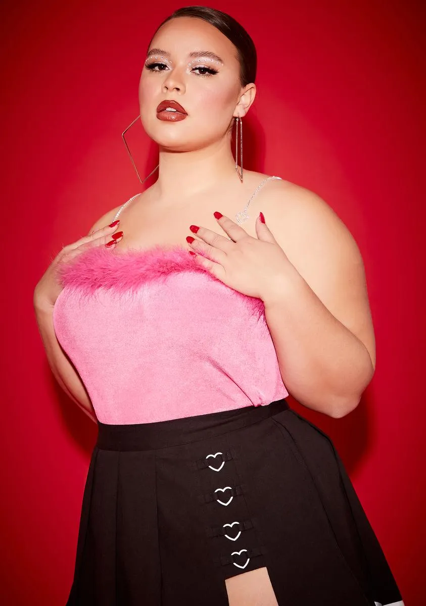 Plus Cherry Milkshake Boa Tank sold by Dolls Kill product image thumbnail 2