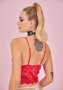 Fire Prim And Proper Lace Top sold by Dolls Kill
