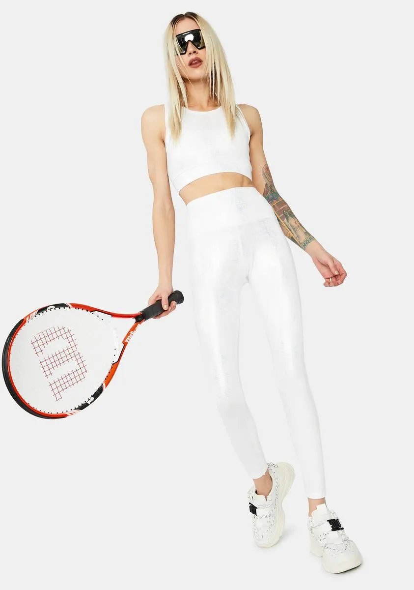 Pure Body Ody Ody Iridescent Sport Leggings sold by Dolls Kill product image thumbnail 2