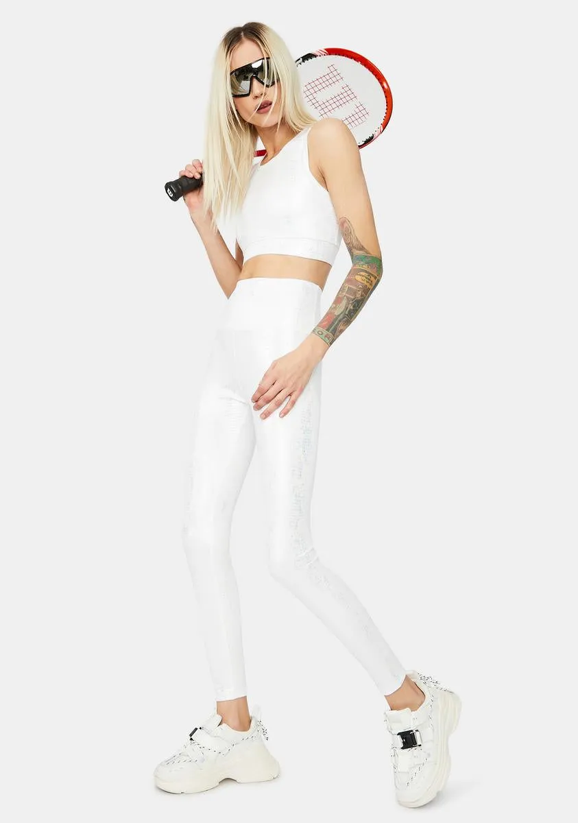 Pure Body Ody Ody Iridescent Sport Leggings sold by Dolls Kill product image thumbnail 3