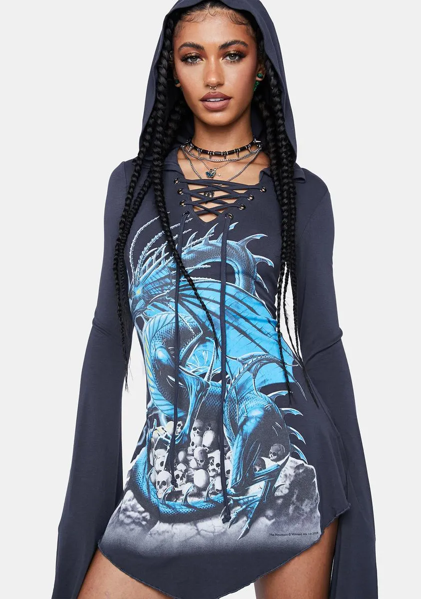 First Flight Hooded Dress sold by Dolls Kill product image thumbnail 2