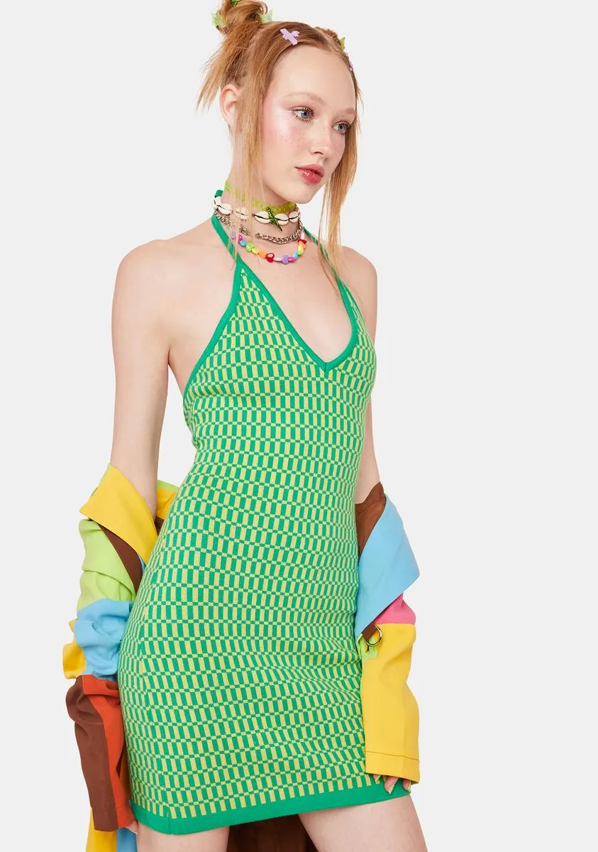 Envy Morning Social Knit Halter Dress sold by Dolls Kill product image thumbnail 2