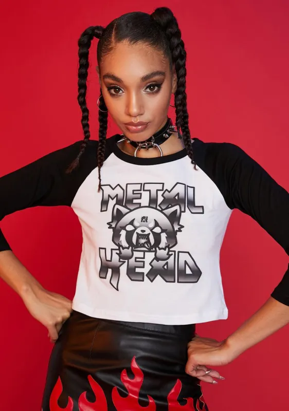 Rock On Graphic Raglan Tee sold by Dolls Kill