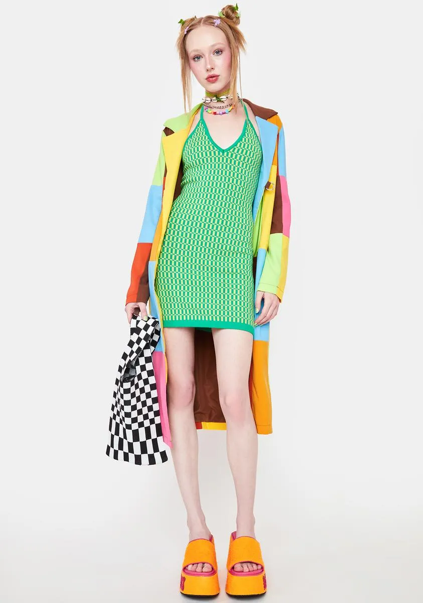 Envy Morning Social Knit Halter Dress sold by Dolls Kill product image thumbnail 3