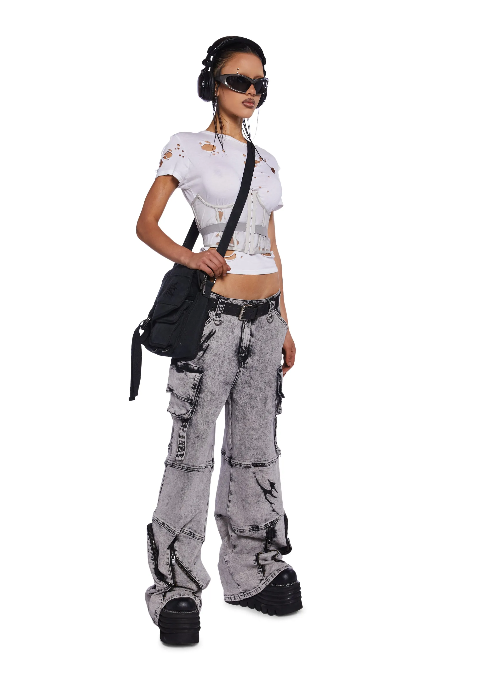 Charged Organza Waist Cincher sold by Dolls Kill product image thumbnail 5