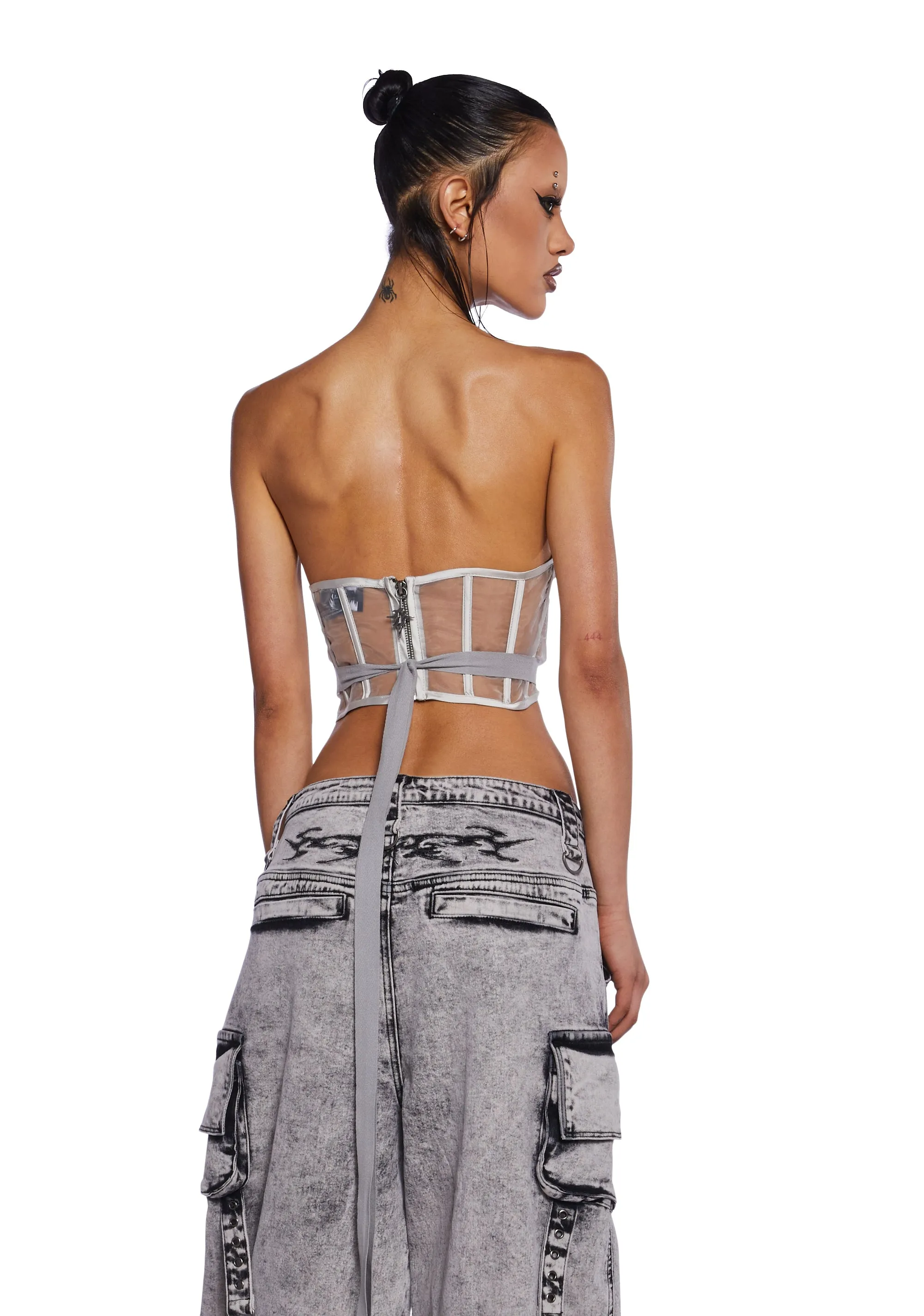 Charged Organza Waist Cincher sold by Dolls Kill product image thumbnail 4