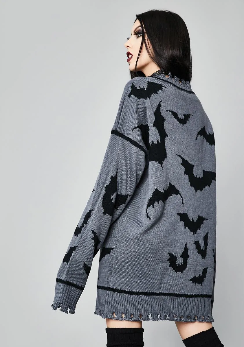 Straight Outta Hell Oversized Sweater sold by Dolls Kill product image thumbnail 4