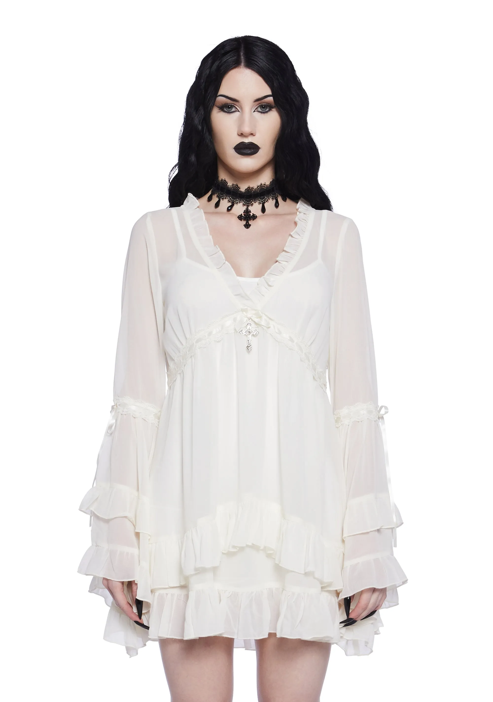 Real Divinity Mini Dress - Ivory | Parallel