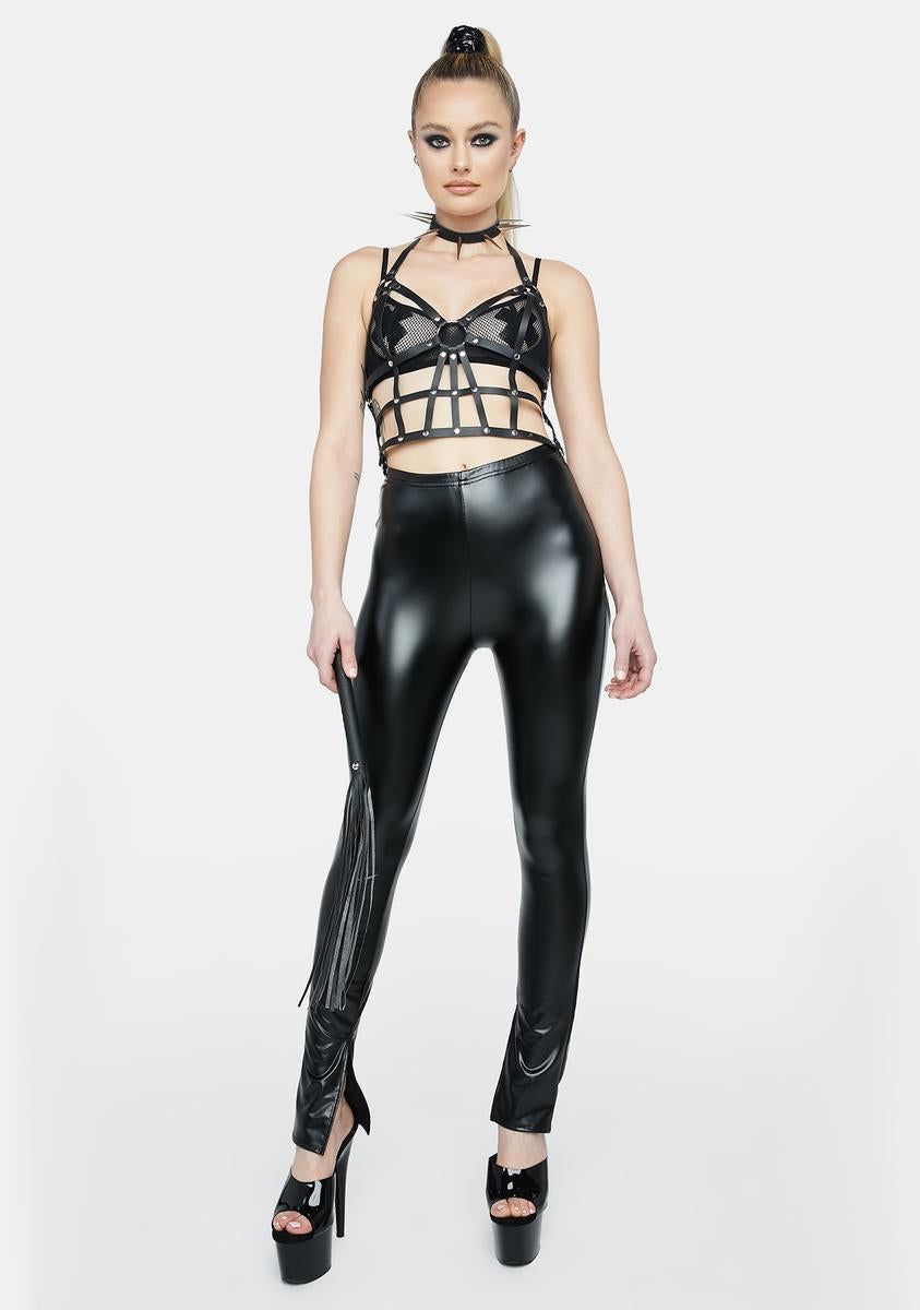 Late Online Fantasy Cut Out Pants sold by Dolls Kill product image thumbnail 3