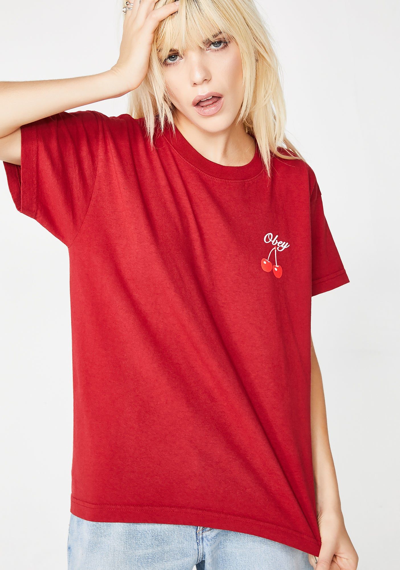 Cherry Script Custom Box Tee sold by Dolls Kill product image thumbnail 4