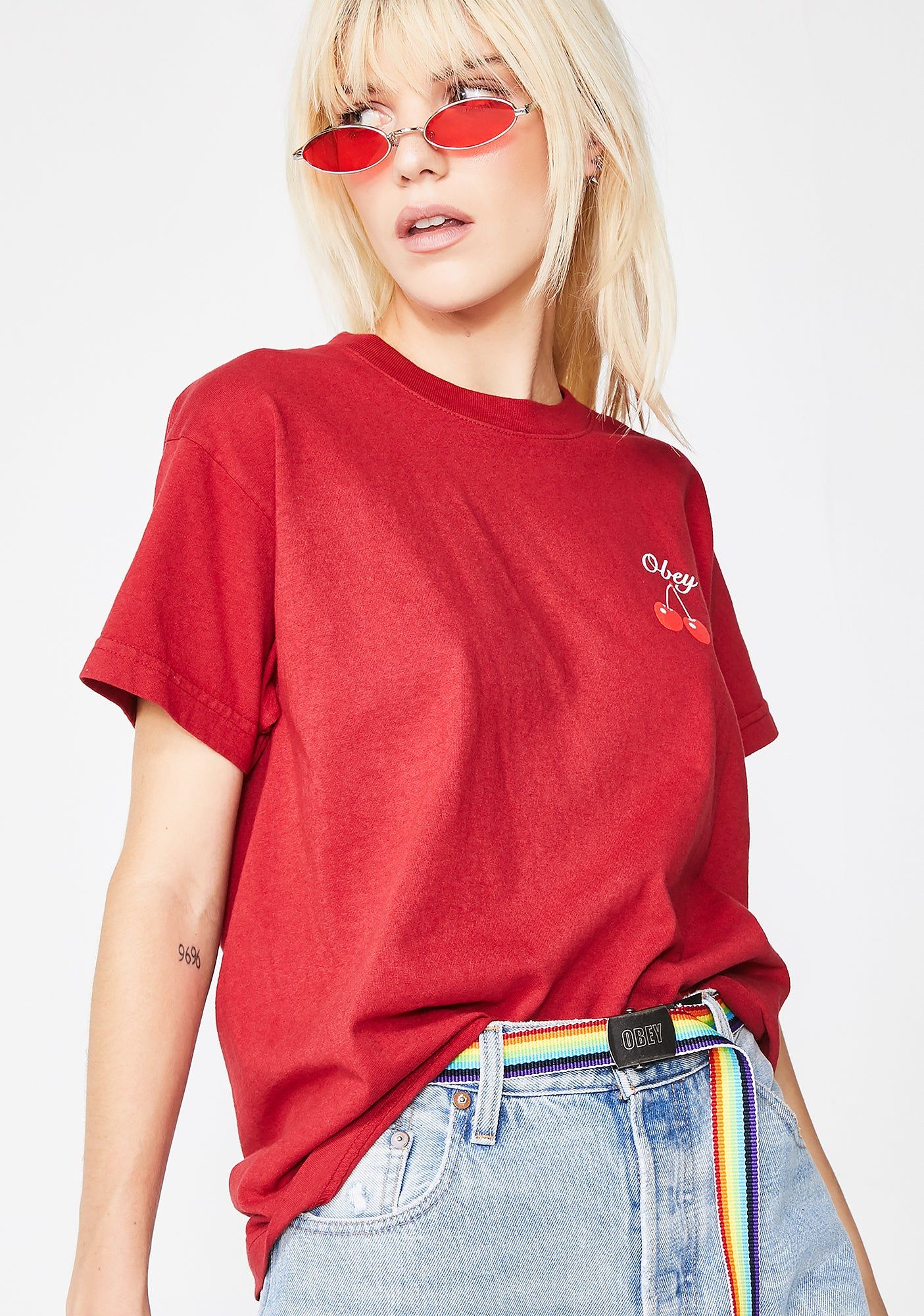 Cherry Script Custom Box Tee sold by Dolls Kill product image thumbnail 2