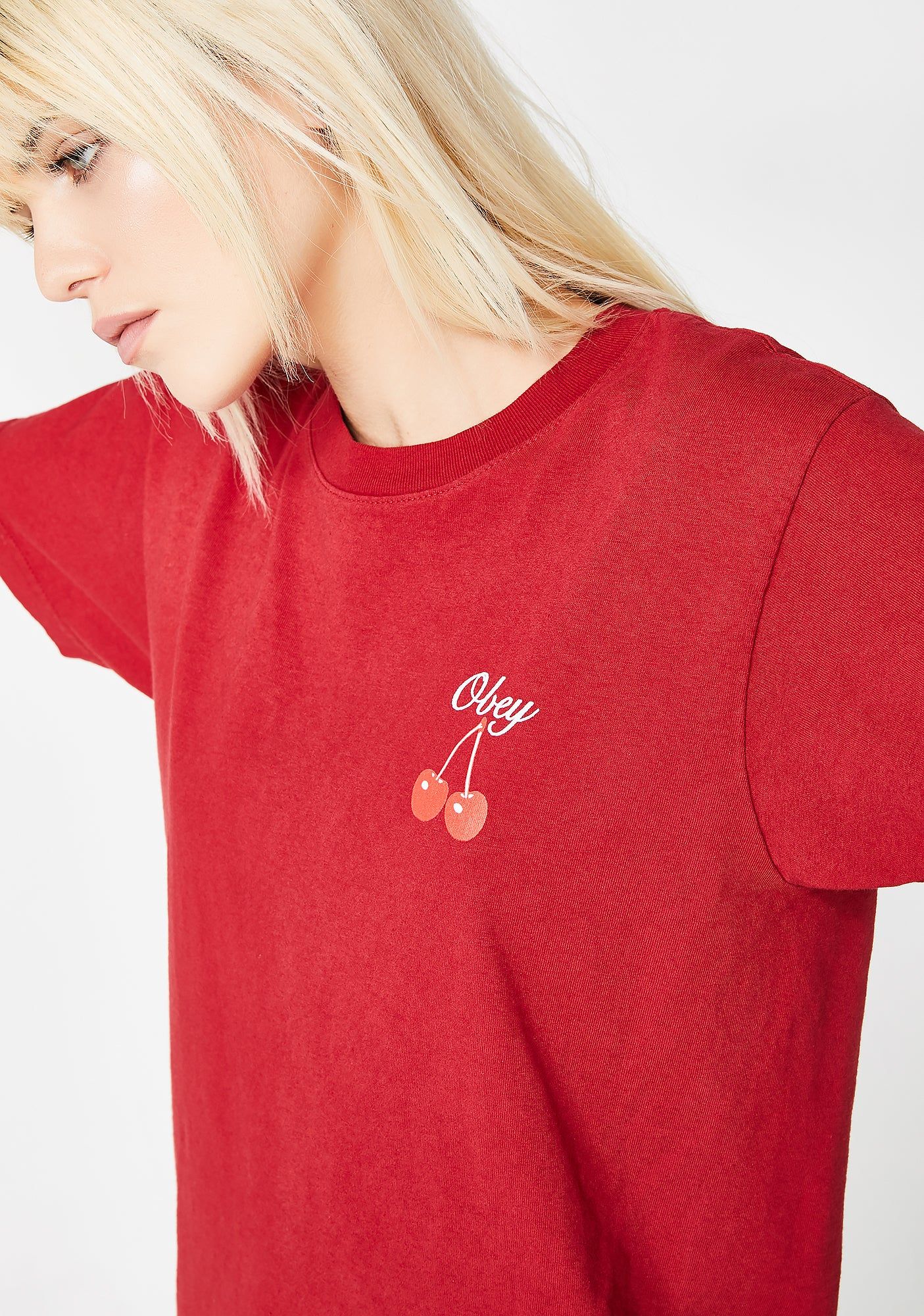 Cherry Script Custom Box Tee sold by Dolls Kill product image thumbnail 3