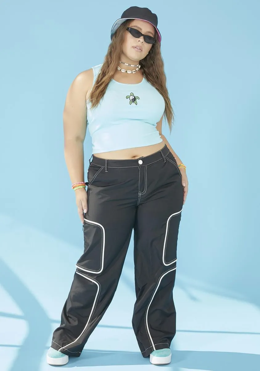 Plus Motion Of The Ocean Crop Tank sold by Dolls Kill product image thumbnail 4