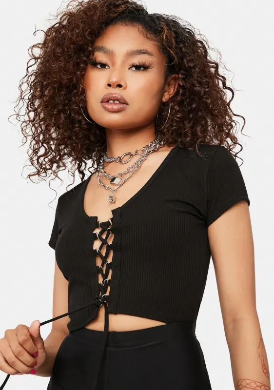 Taken For A Ride Crop Top sold by Dolls Kill