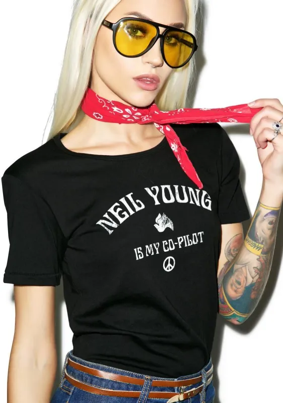 My Co-Pilot Tee sold by Dolls Kill