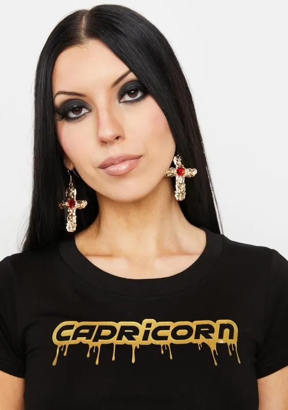 Dripping With Success Baby Tee sold by Dolls Kill