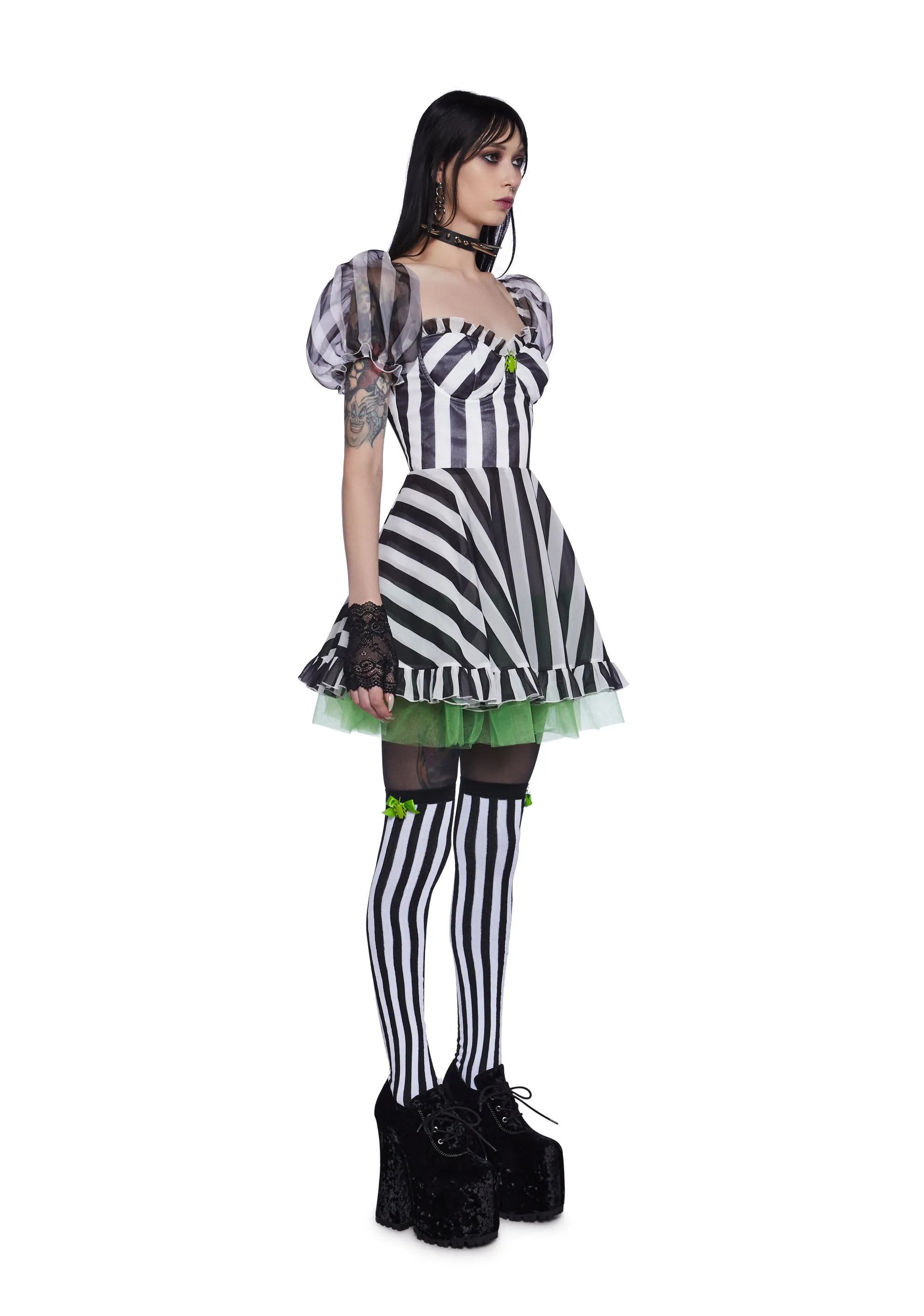 Three Times Mini Dress And Socks Set sold by Dolls Kill product image thumbnail 3