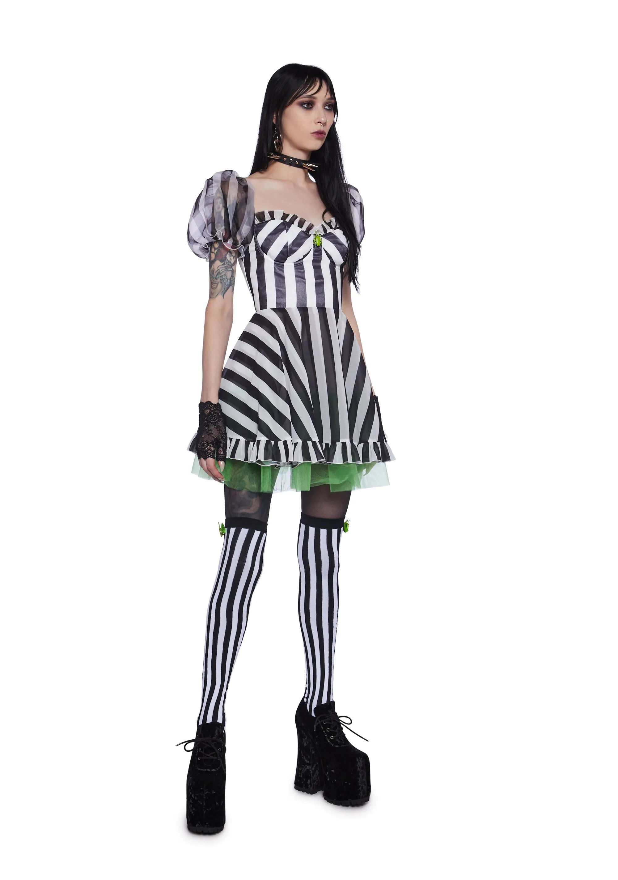 Three Times Mini Dress And Socks Set sold by Dolls Kill product image thumbnail 2