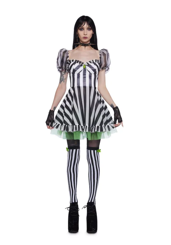 Three Times Mini Dress And Socks Set sold by Dolls Kill