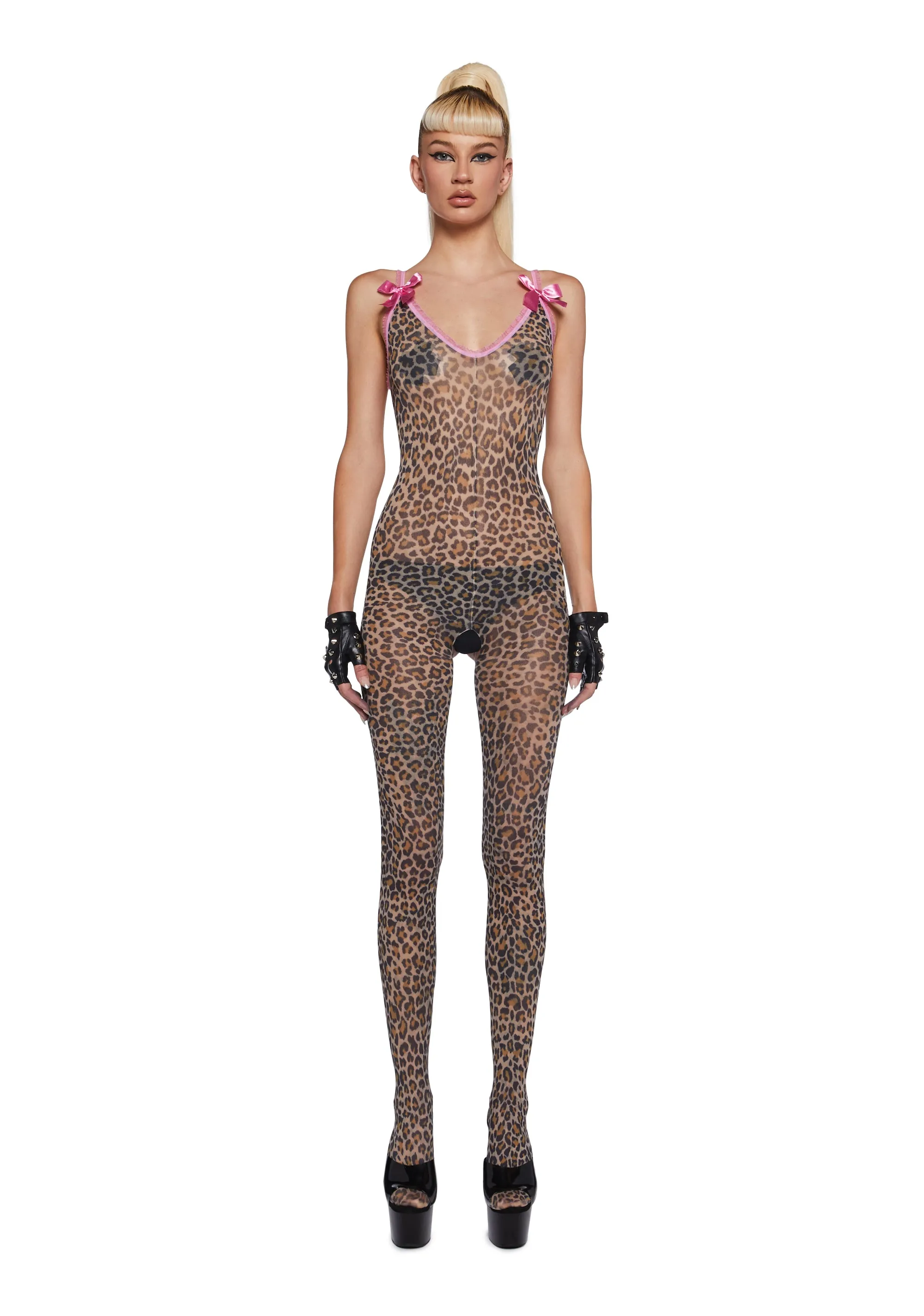 True Spots Mesh Body Stocking sold by Dolls Kill