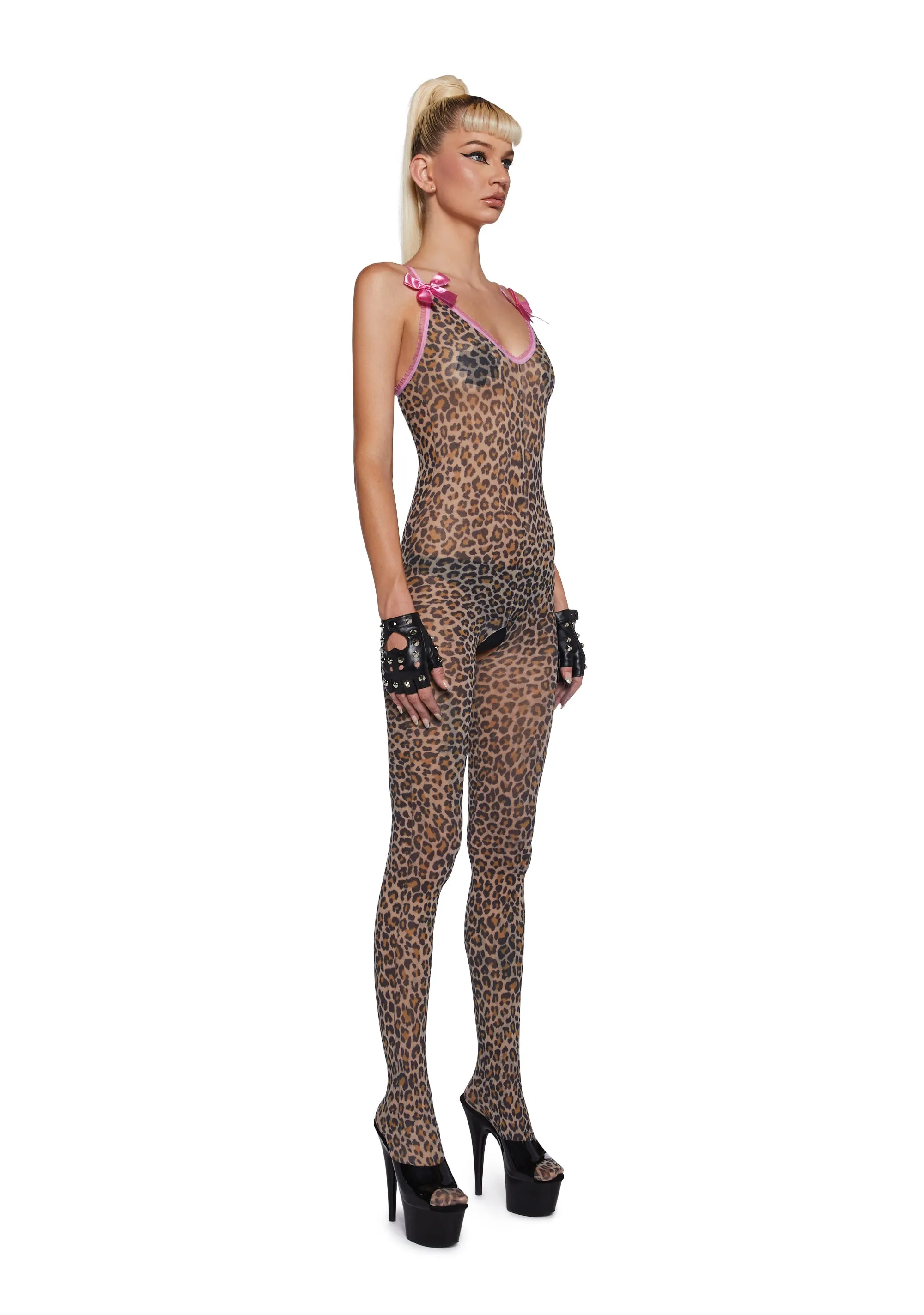True Spots Mesh Body Stocking sold by Dolls Kill product image thumbnail 3