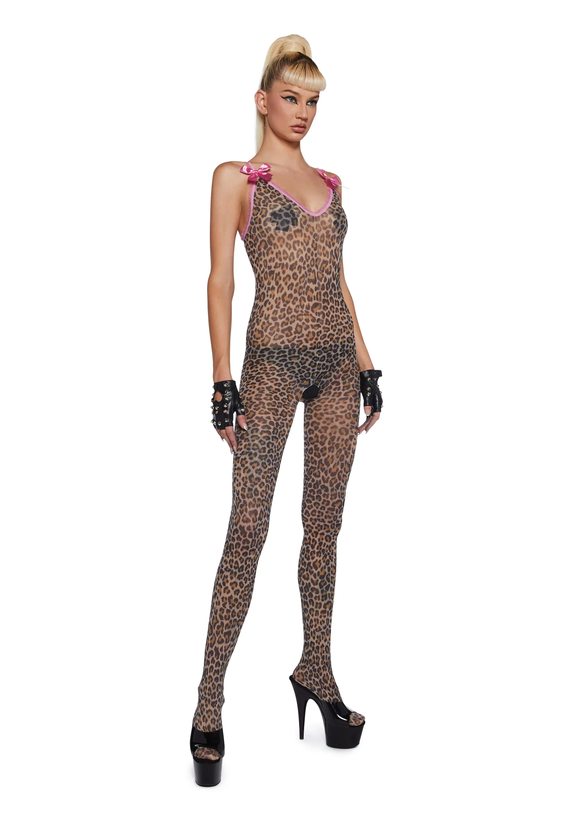 True Spots Mesh Body Stocking sold by Dolls Kill product image thumbnail 5