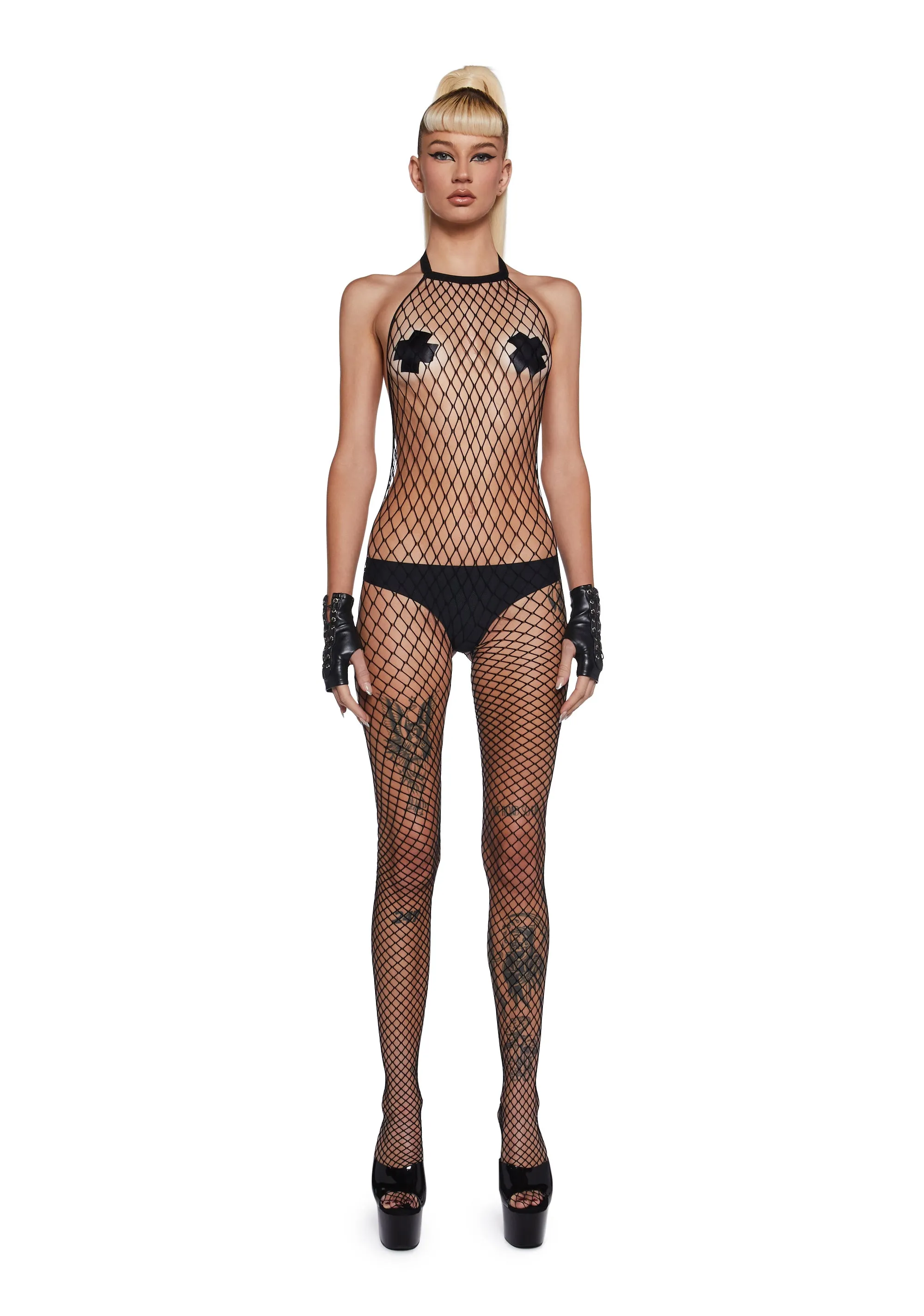 Hidden Secret Body Stocking - Black sold by Dolls Kill