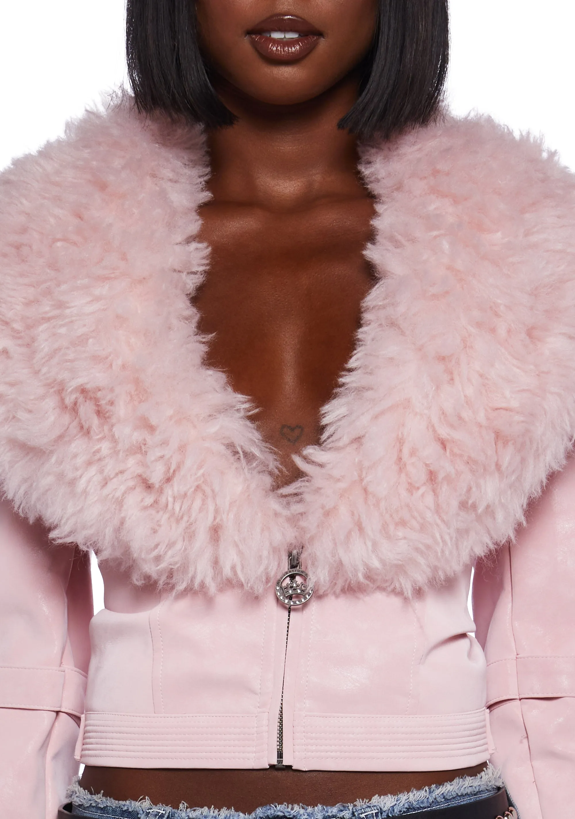 Covet Moto Jacket - Pink sold by Dolls Kill product image thumbnail 5