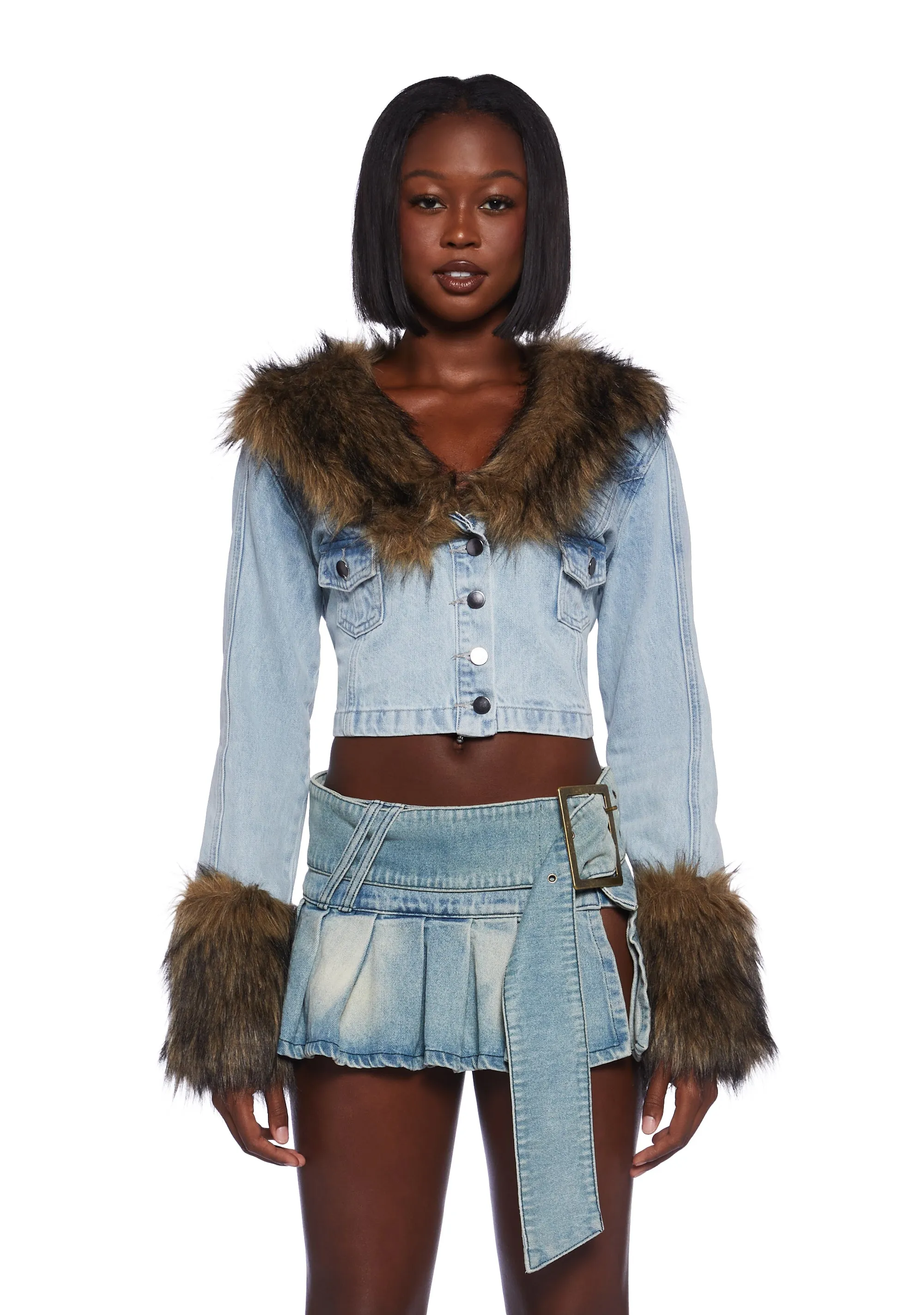 Josette Denim Jacket sold by Dolls Kill