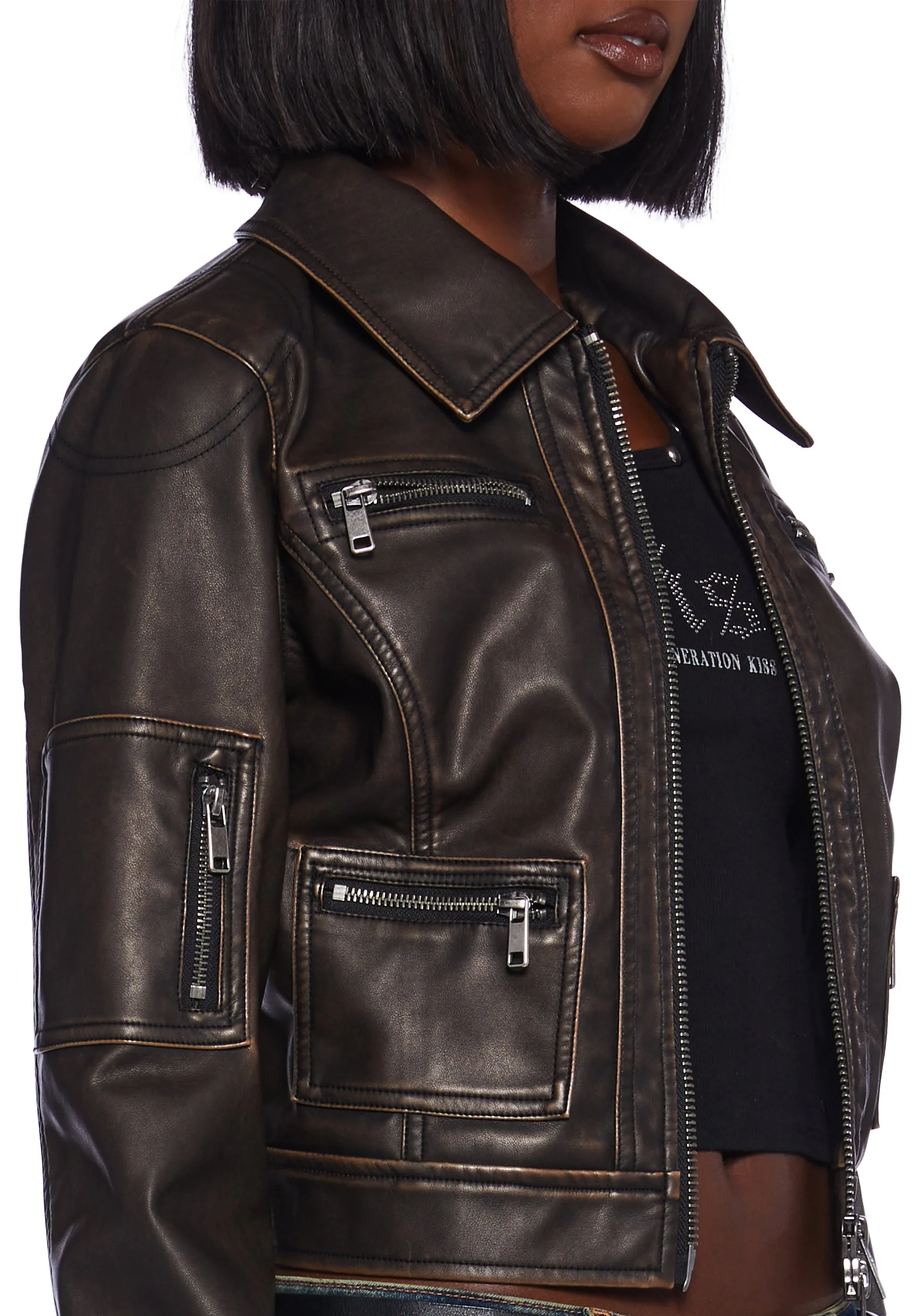 Carla Moto Jacket sold by Dolls Kill product image thumbnail 5