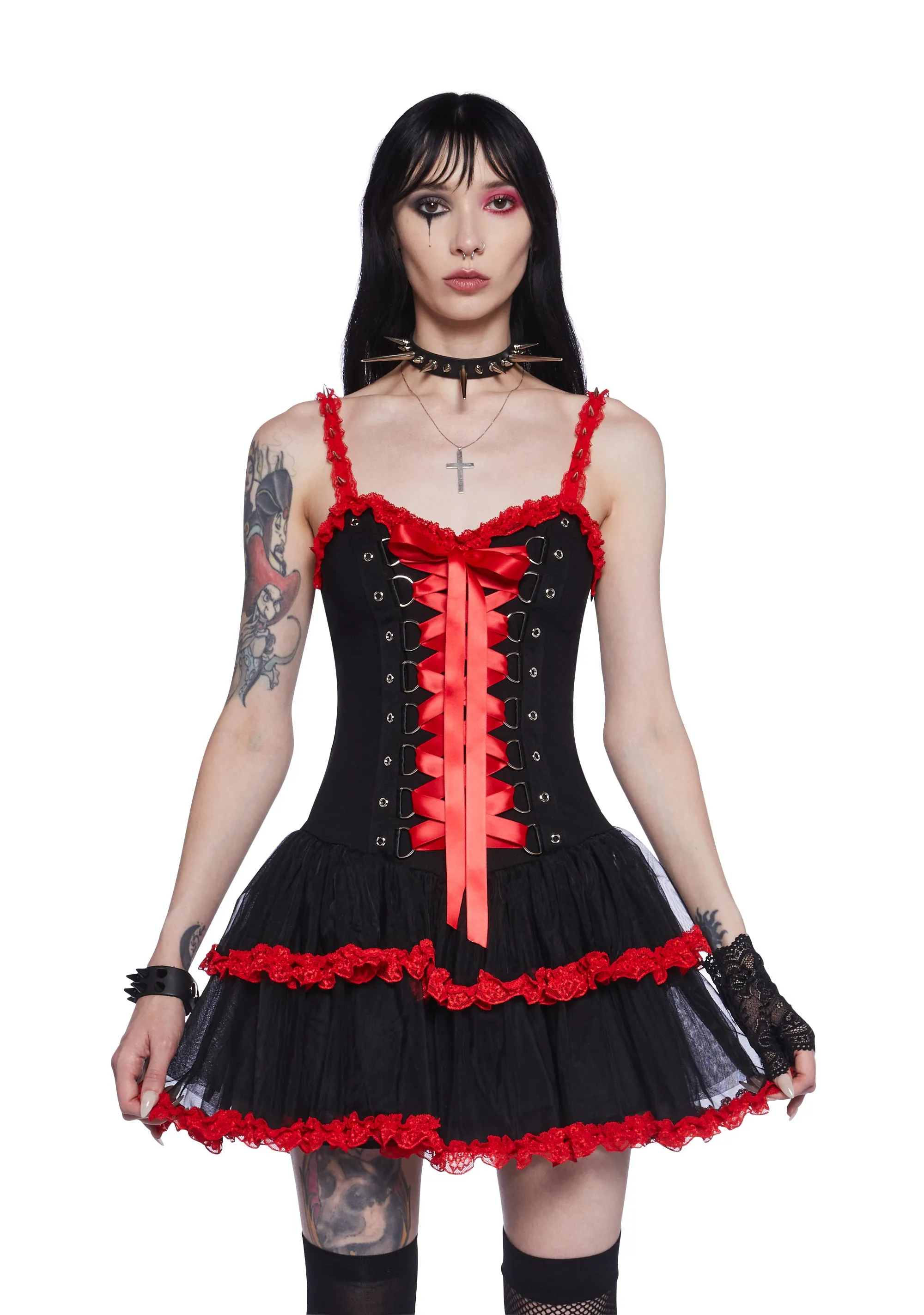 Heartsick Harlequin Mini Dress sold by Dolls Kill