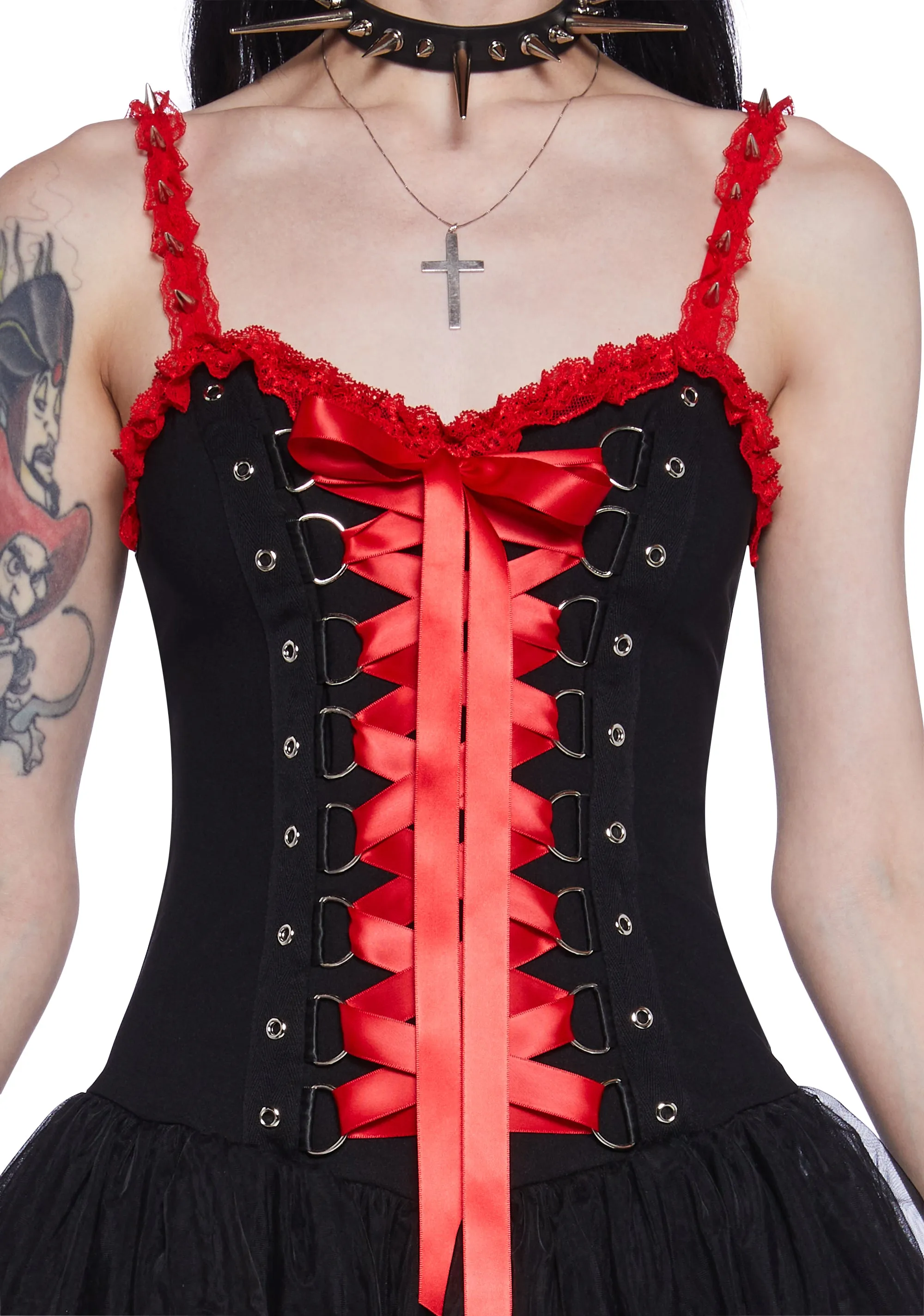 Heartsick Harlequin Mini Dress sold by Dolls Kill product image thumbnail 5