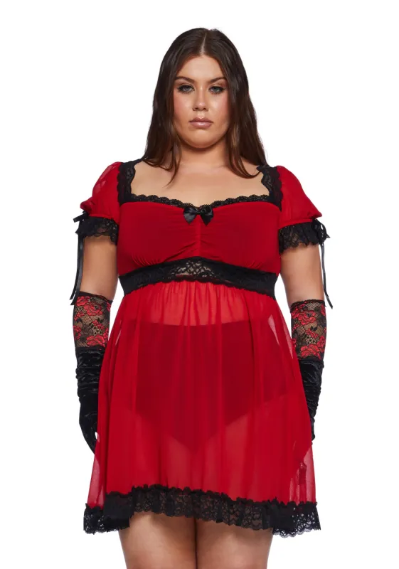 Plus Wonder Wheel Dreams Mini Dress sold by Dolls Kill