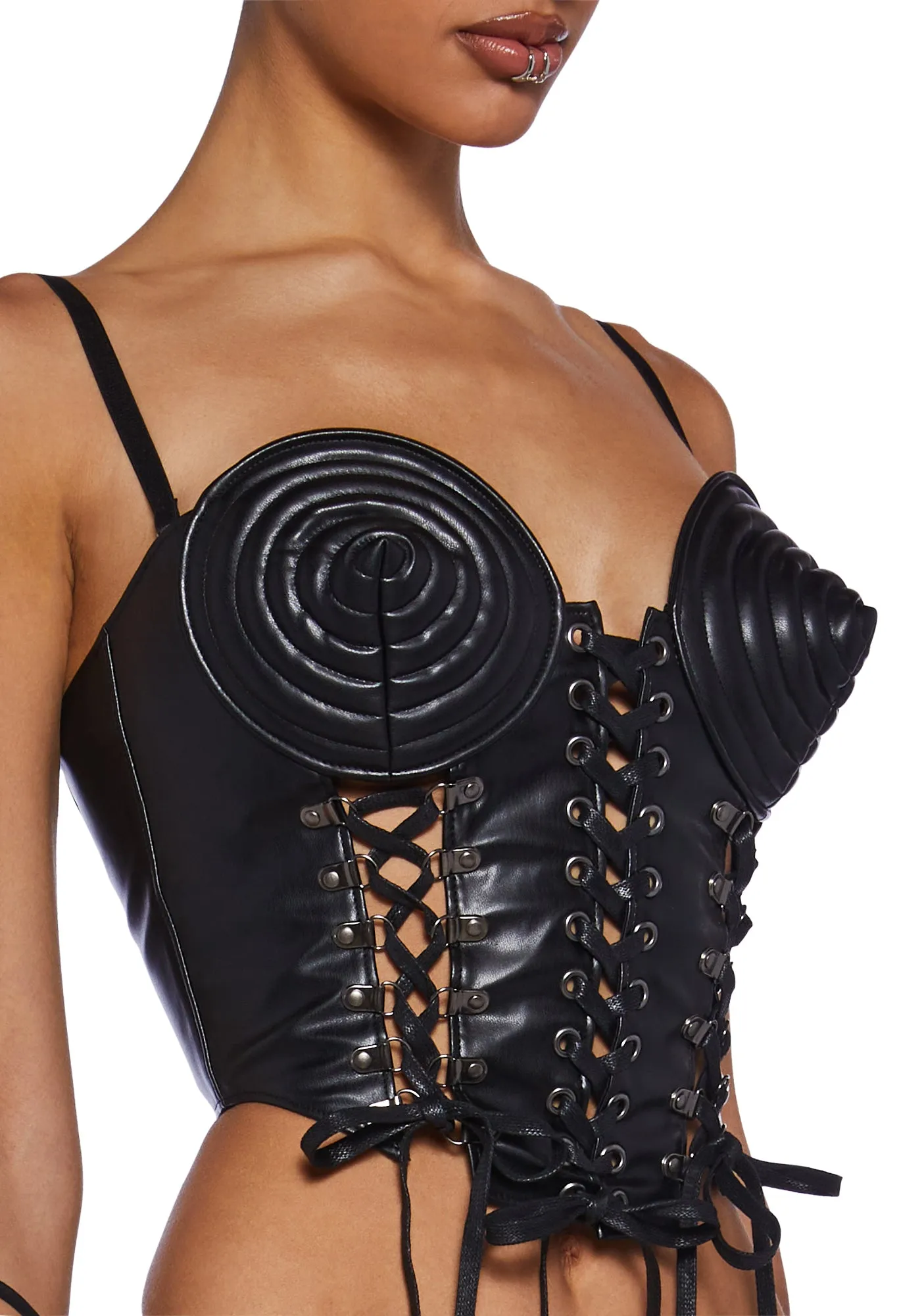 Electric Empress Corset Top sold by Dolls Kill product image thumbnail 5