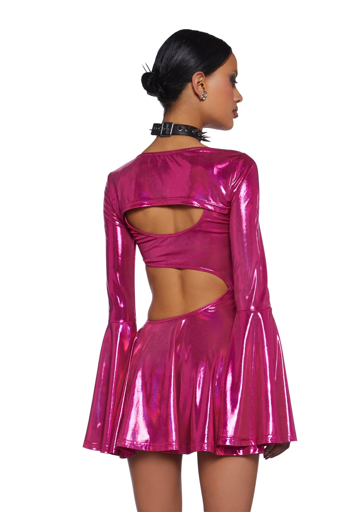 Disco Dazzler Mini Dress And Shrug Set sold by Dolls Kill product image thumbnail 4