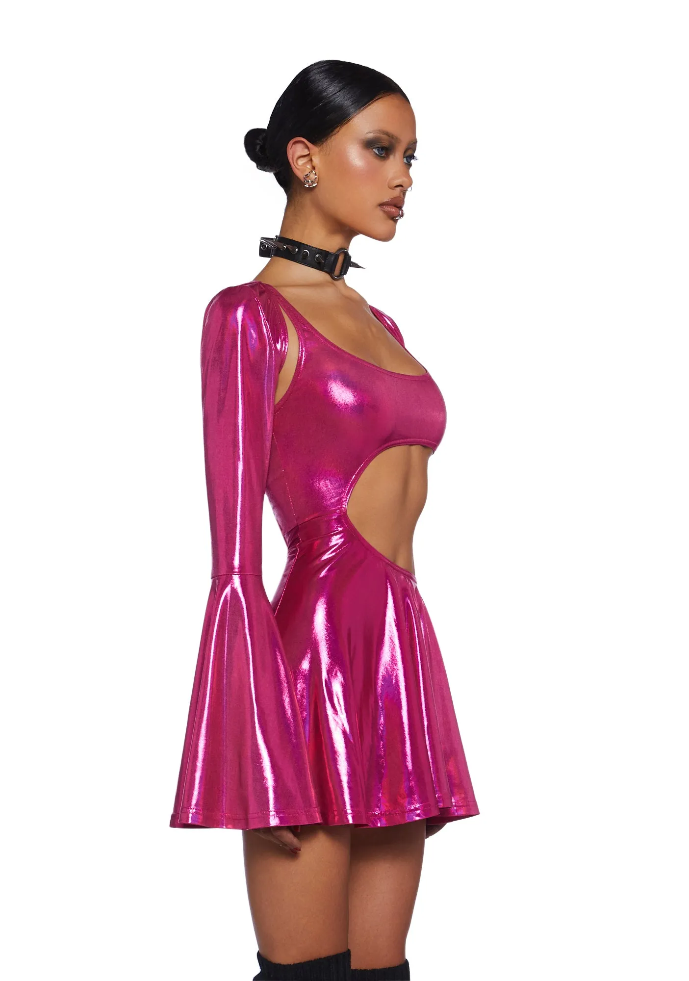 Disco Dazzler Mini Dress And Shrug Set sold by Dolls Kill product image thumbnail 3