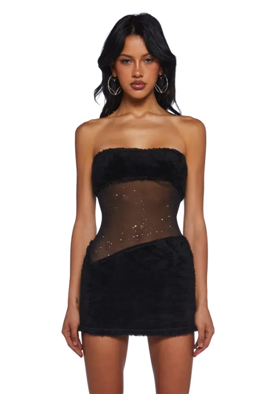 Call My Bluff Mini Dress - Black sold by Dolls Kill