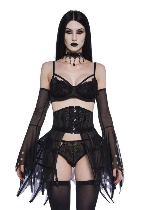 Dark Fairy Lingerie Set sold by Dolls Kill