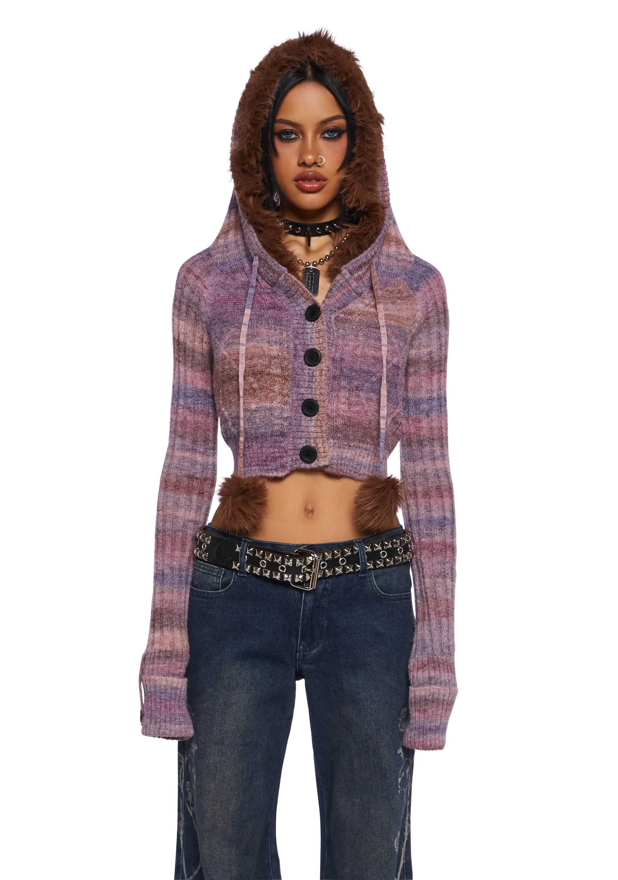Punky Pop Knit Cardigan sold by Dolls Kill product image thumbnail 5