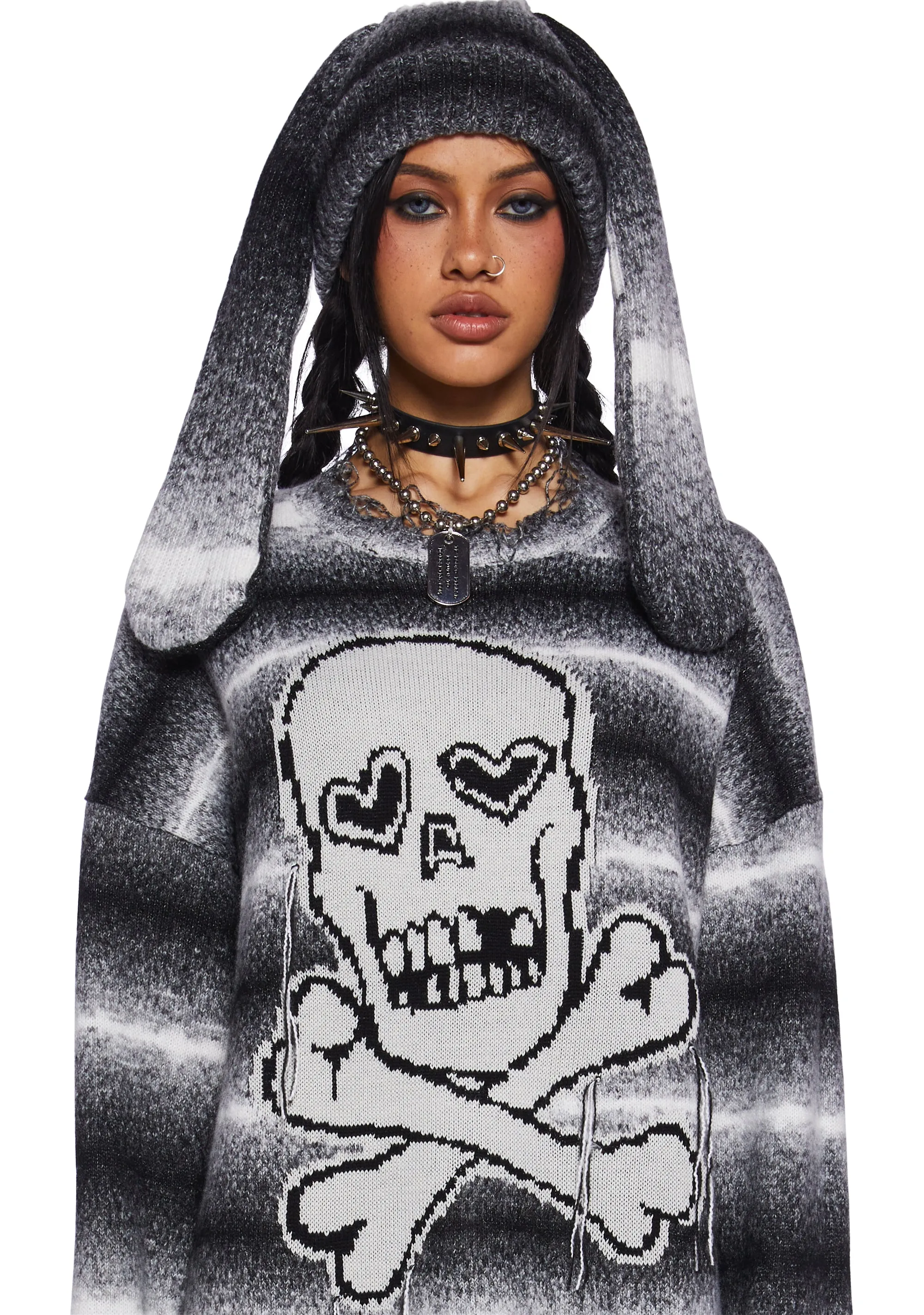 Girly Grunge Sweater And Beanie Set sold by Dolls Kill product image thumbnail 5