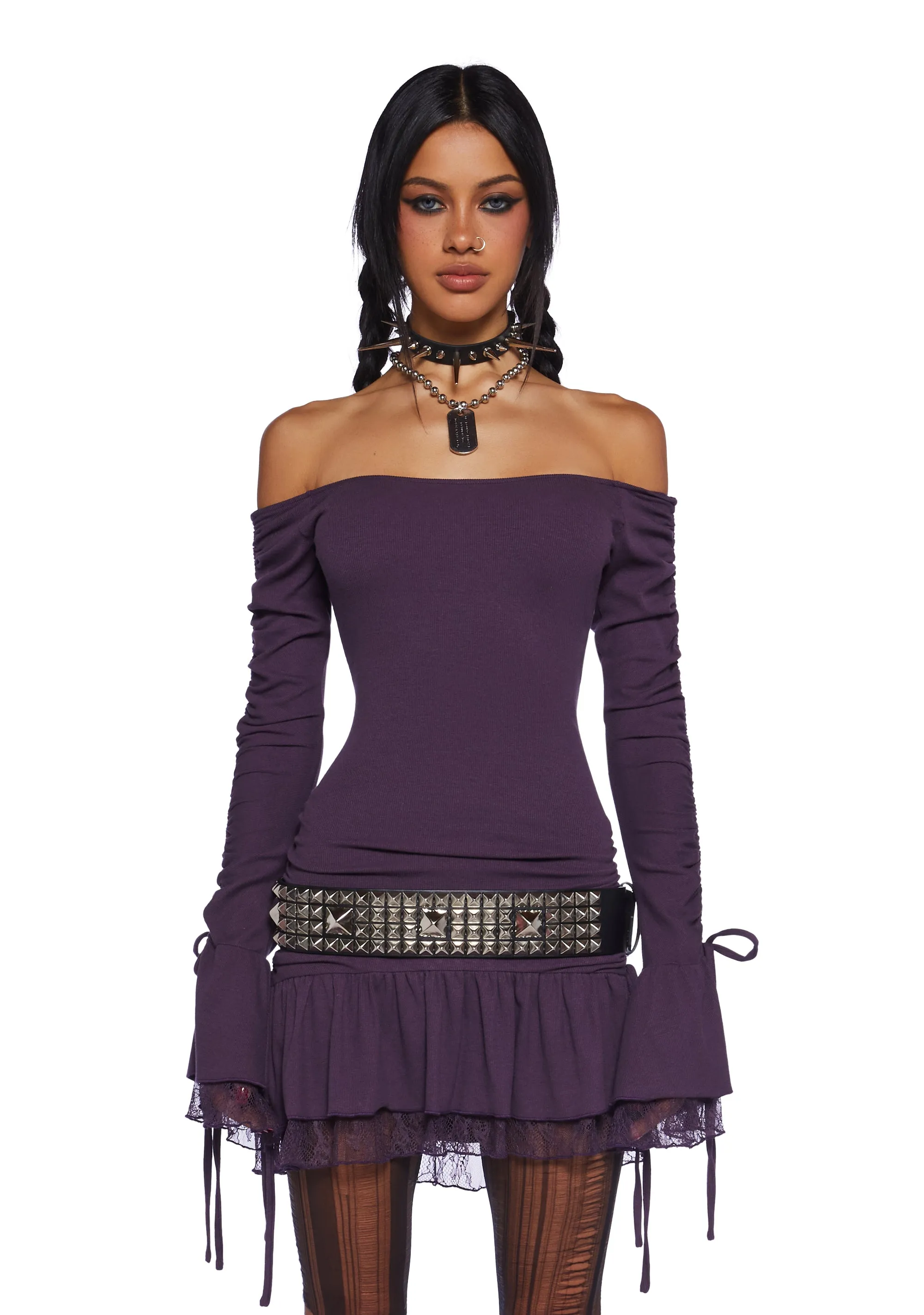Want You Bad Mini Dress - Purple sold by Dolls Kill product image thumbnail 5