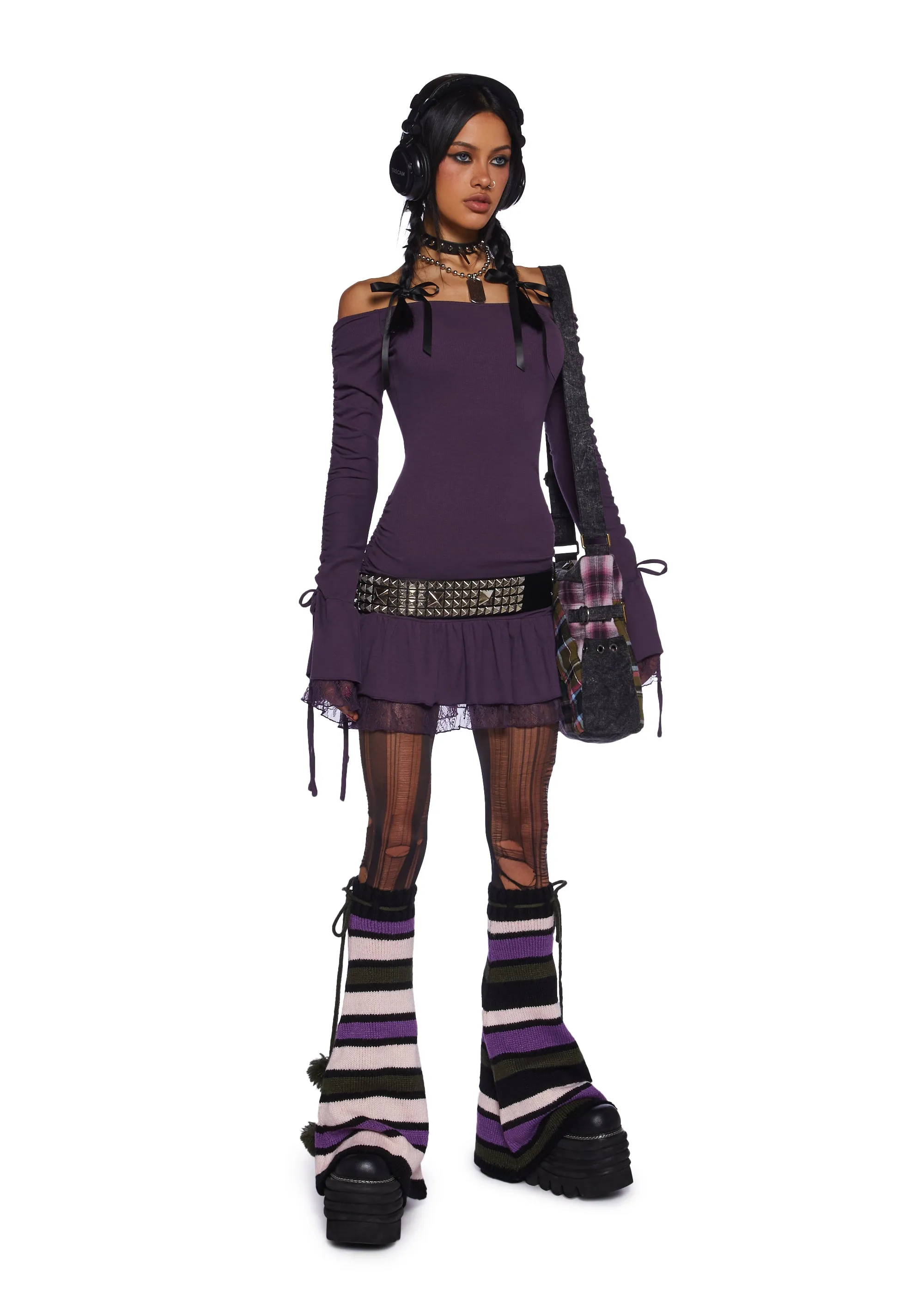 Want You Bad Mini Dress - Purple sold by Dolls Kill product image thumbnail 2