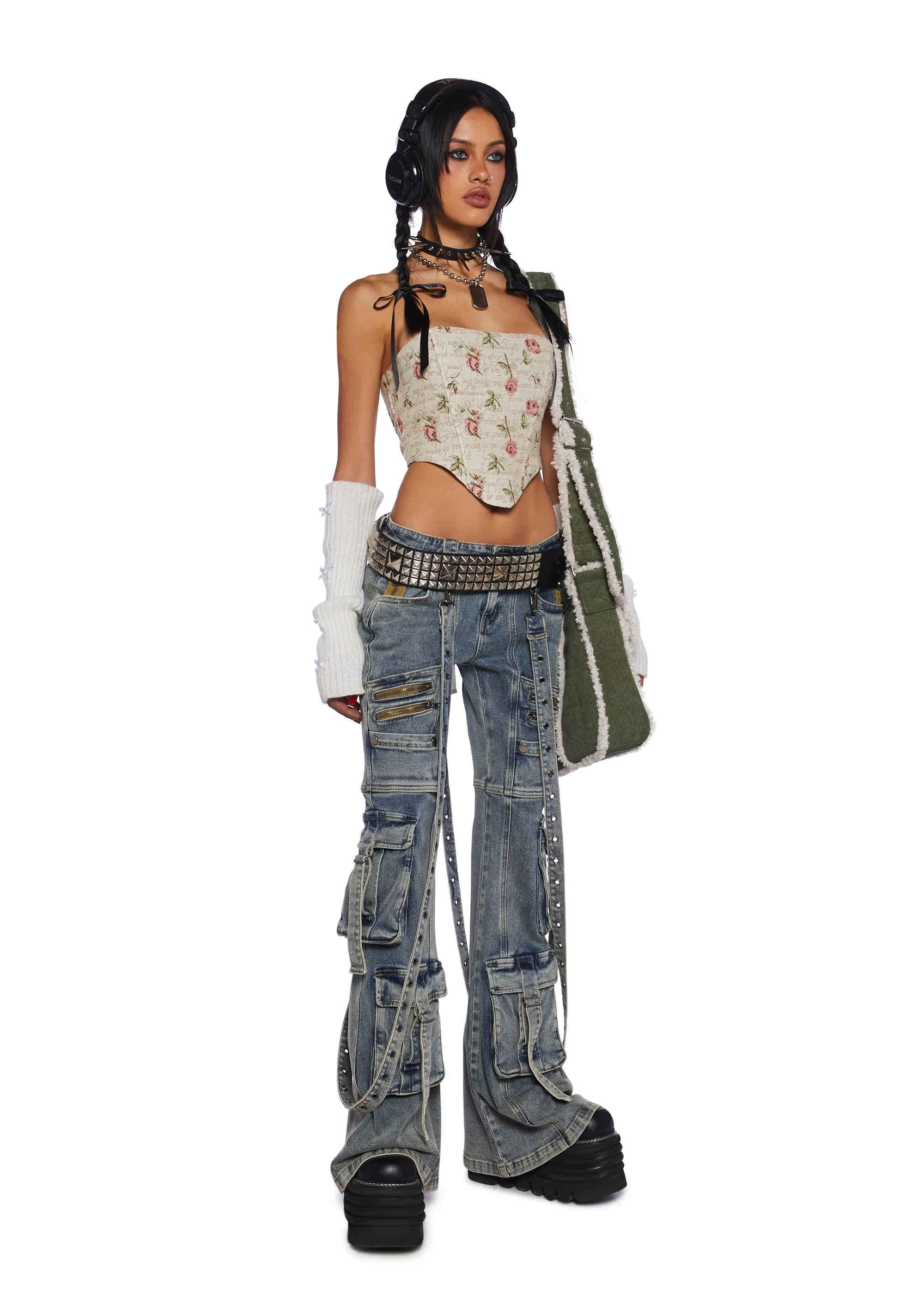 Written Rose Corset Top sold by Dolls Kill product image thumbnail 2