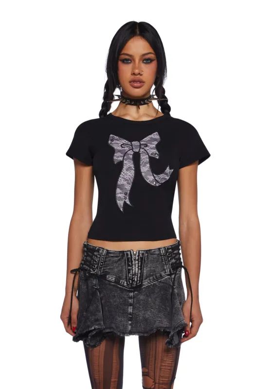 Couldn’t Care Less Graphic Tee sold by Dolls Kill