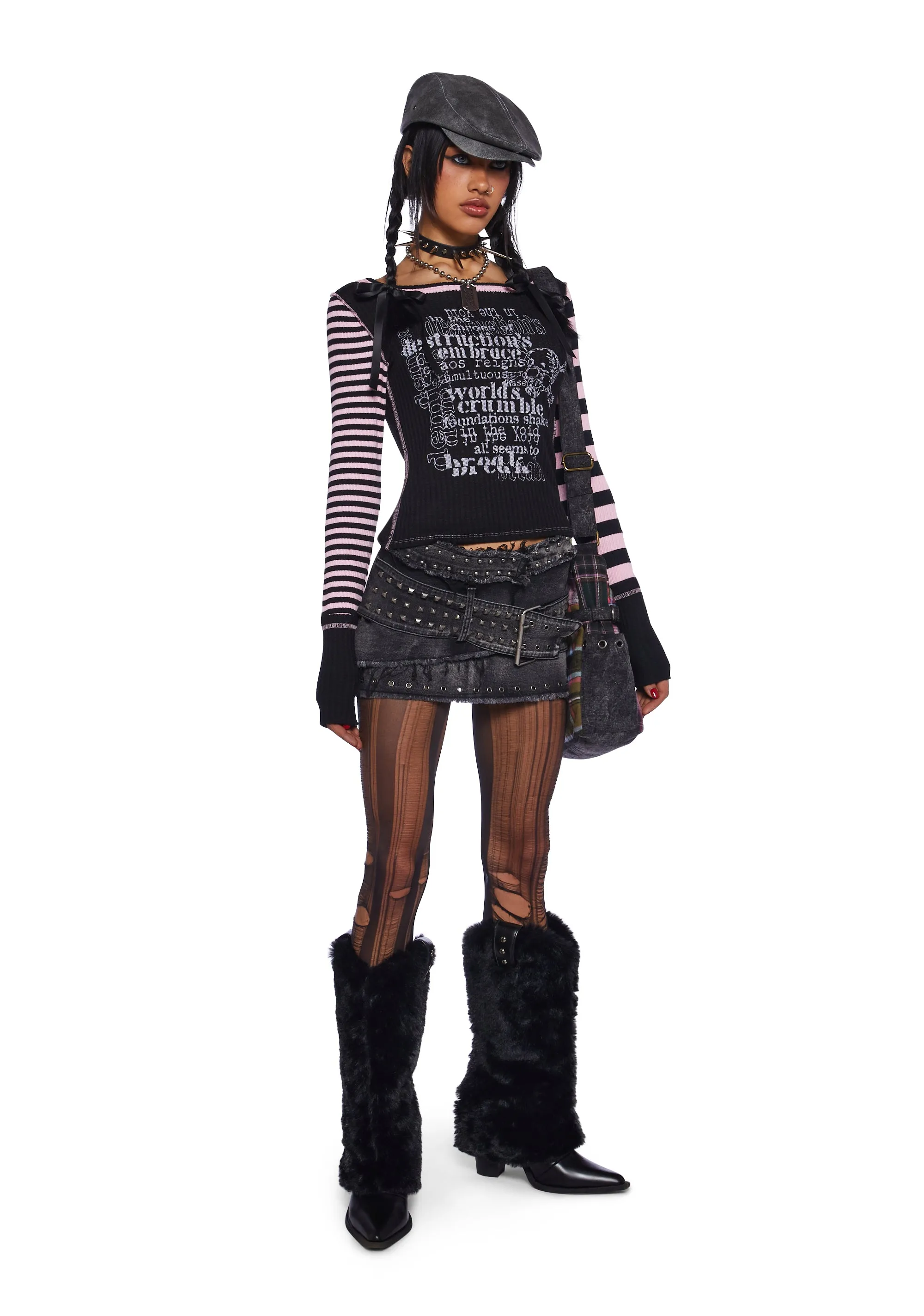 Chaotic Break Long Sleeve Tee sold by Dolls Kill product image thumbnail 2