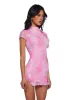 Up Too Late Mini Dress - Pink sold by Dolls Kill
